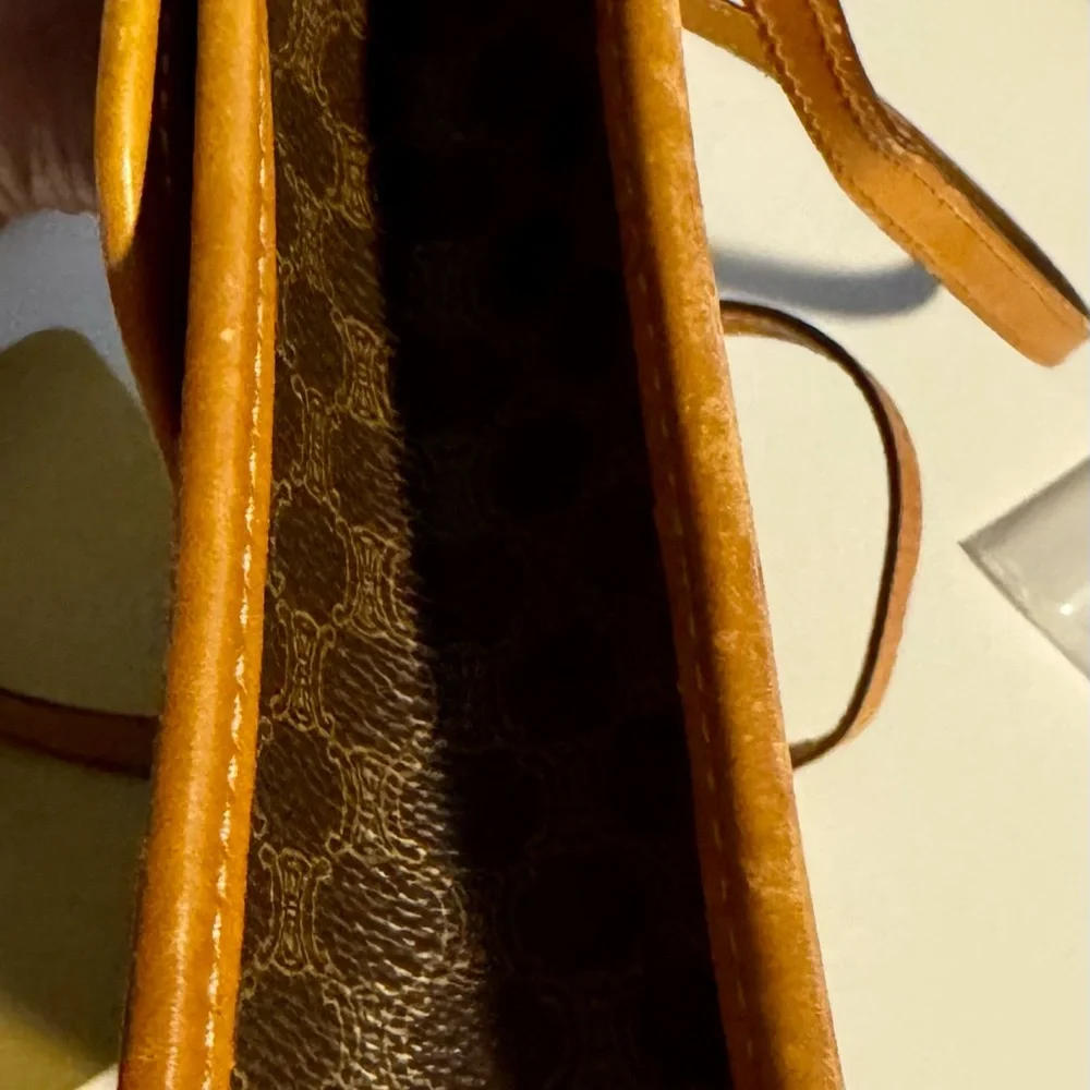 Vintage Celine Macadam Patterned Crossbody Bag and Wallet Set - Picture 5 of 14